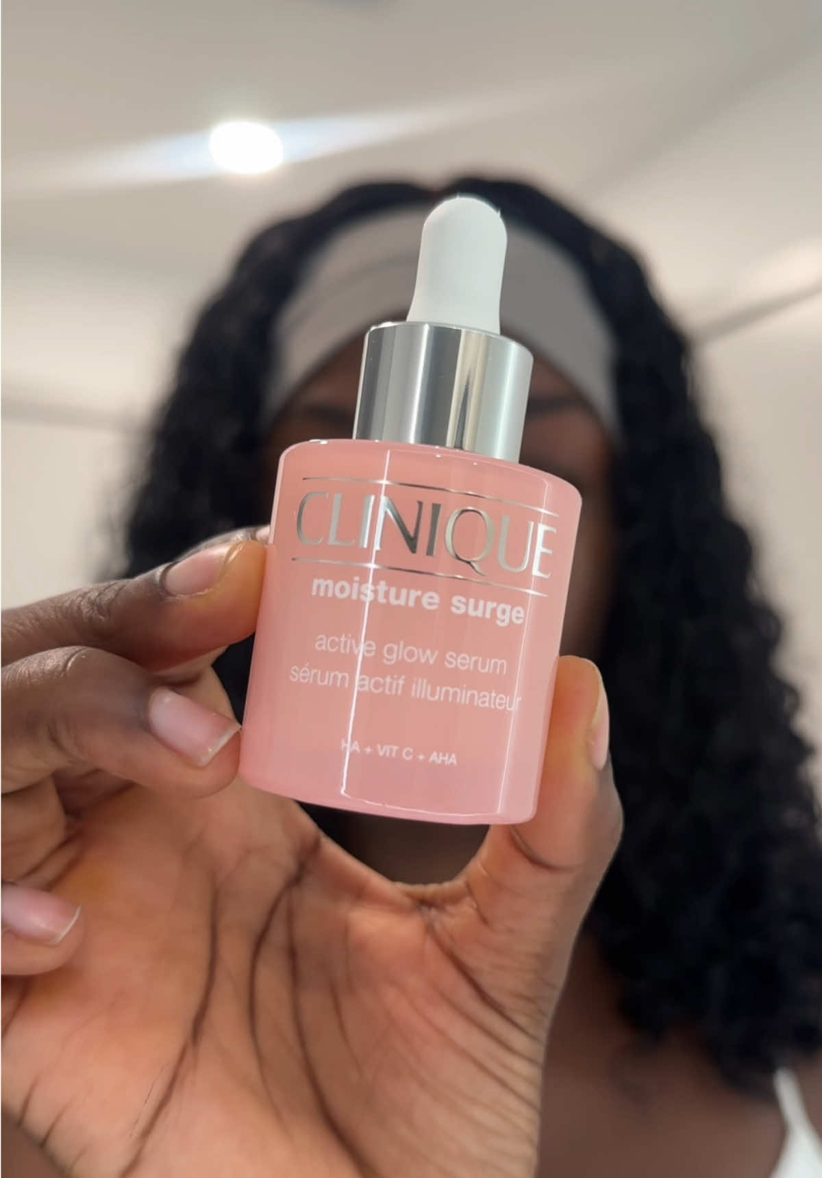 TikTok post by @carriesnipesss for Clinique. Caption reads: #CliniquePartner You can finally ditch the [...].