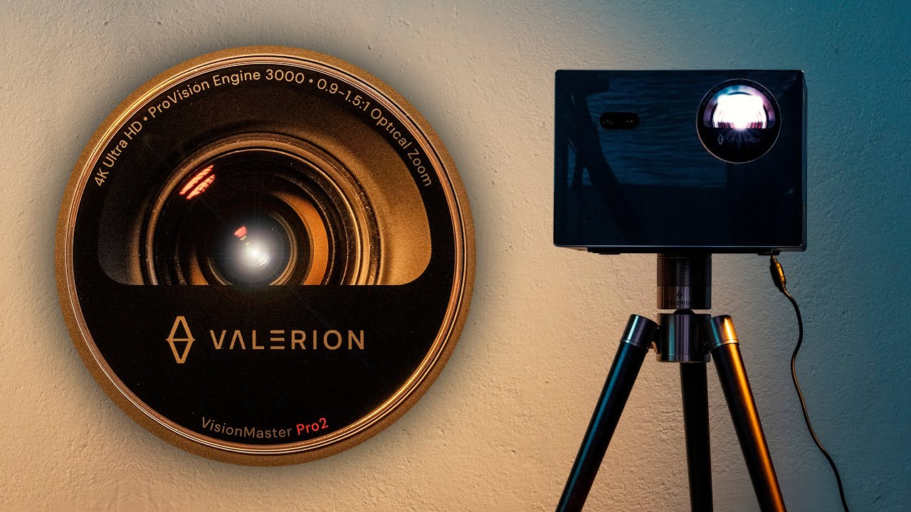 YouTube post by @FenchelJanisch2 for Flickr. Caption reads: Valerion VisionMaster Pro2: Triple Laser 4K Beamer....