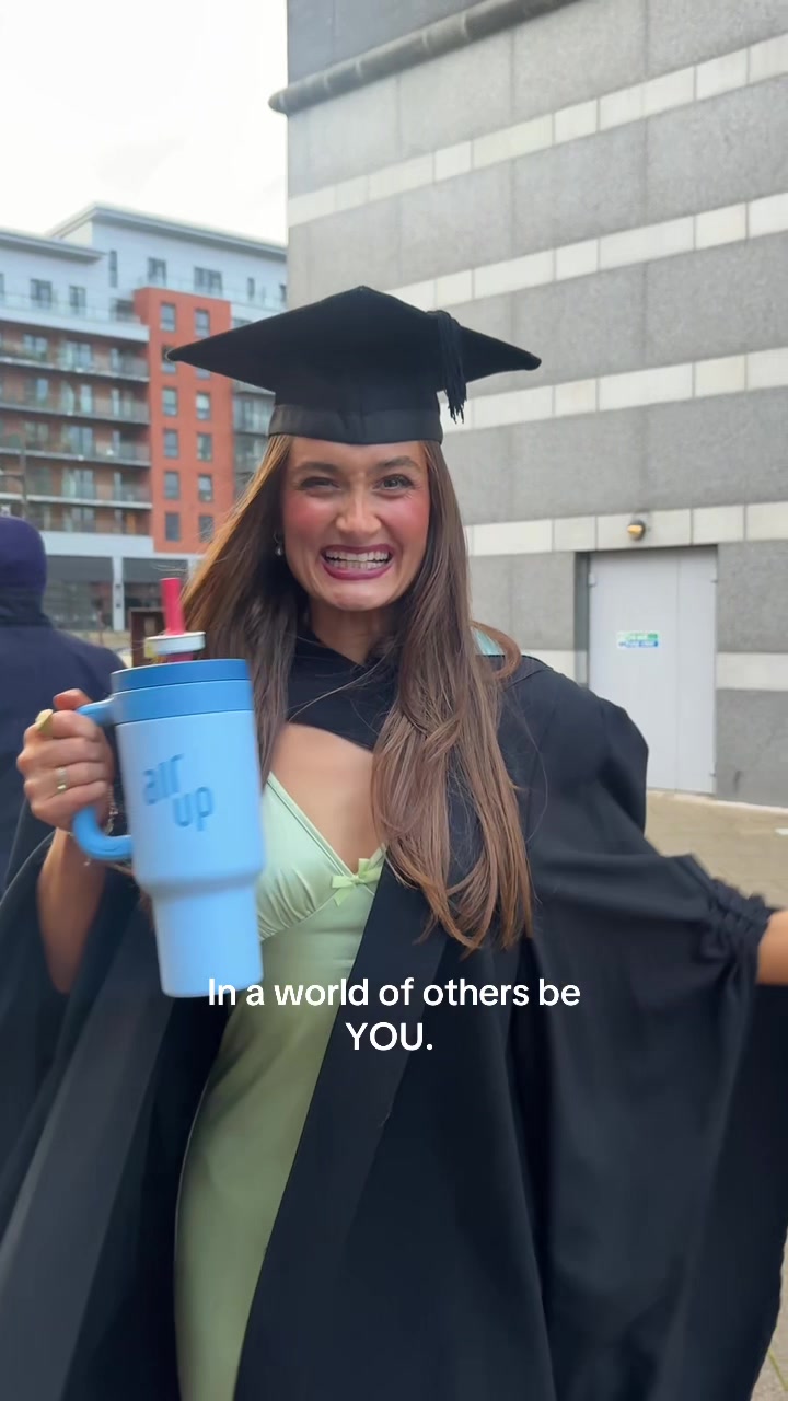 TikTok post by @keira.smallwood for air up. Caption reads: @airup #airup ad.