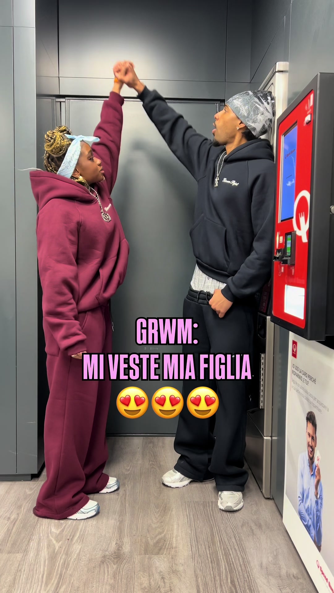 TikTok post by @brazyswagg for Cold Culture. Caption reads: [...] FIGLIA😍😍😍 full fit @Cold Culture....