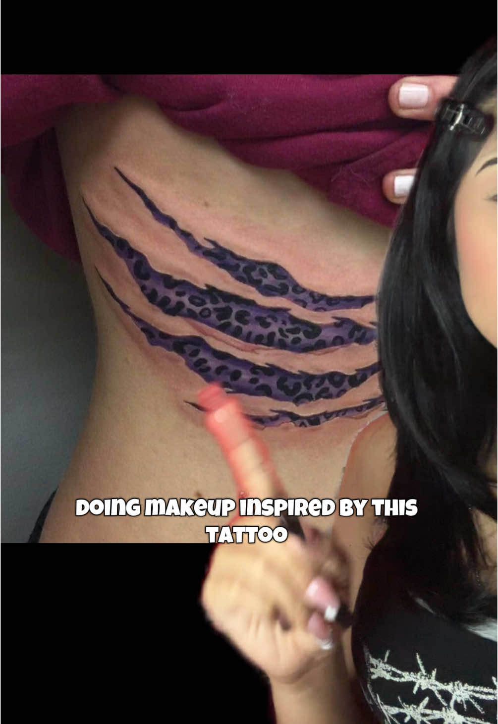 TikTok post by @prxtty1vr for Eyemoody. Caption reads: @Eyemoody Colored Contacts use my code [...].