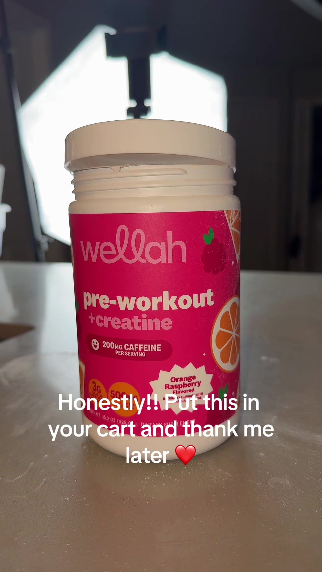 TikTok post by @ms.moreno512 for Wellah Nutrition. Caption reads: [...] There’s no turning back now 🤣 @Wellah....