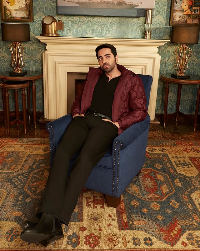 Instagram post by @ayushmannk for Nautica. Caption reads: Step into a new era of fashion as @nautica.in....