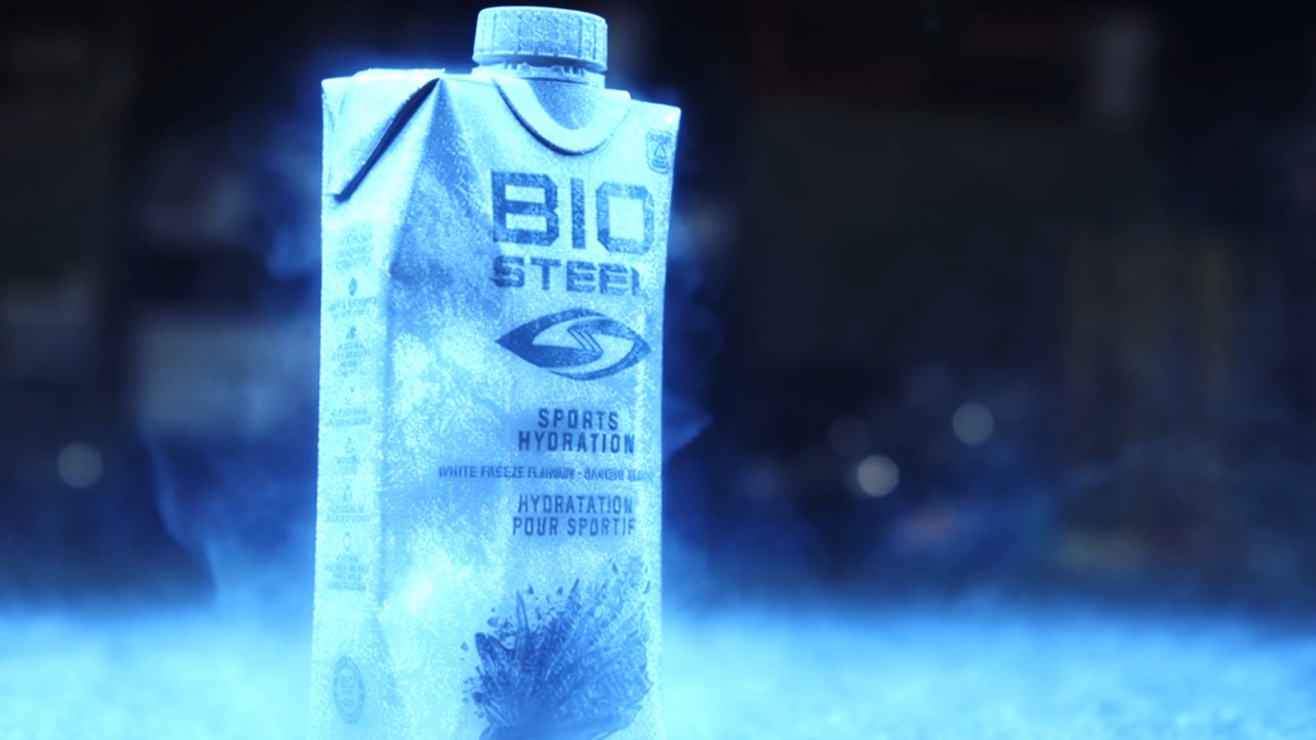 Instagram post by @istsoccer for Biosteel. Caption reads: Fuel your hustle with ice-cold hydration. BioSteel....