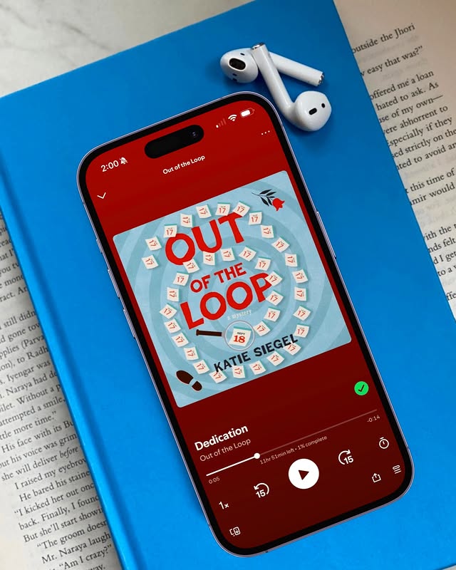 Instagram post by an influencer for Spotify for Authors. Caption reads: [...] partners @tlcbooktours @spotifyforauthors....
