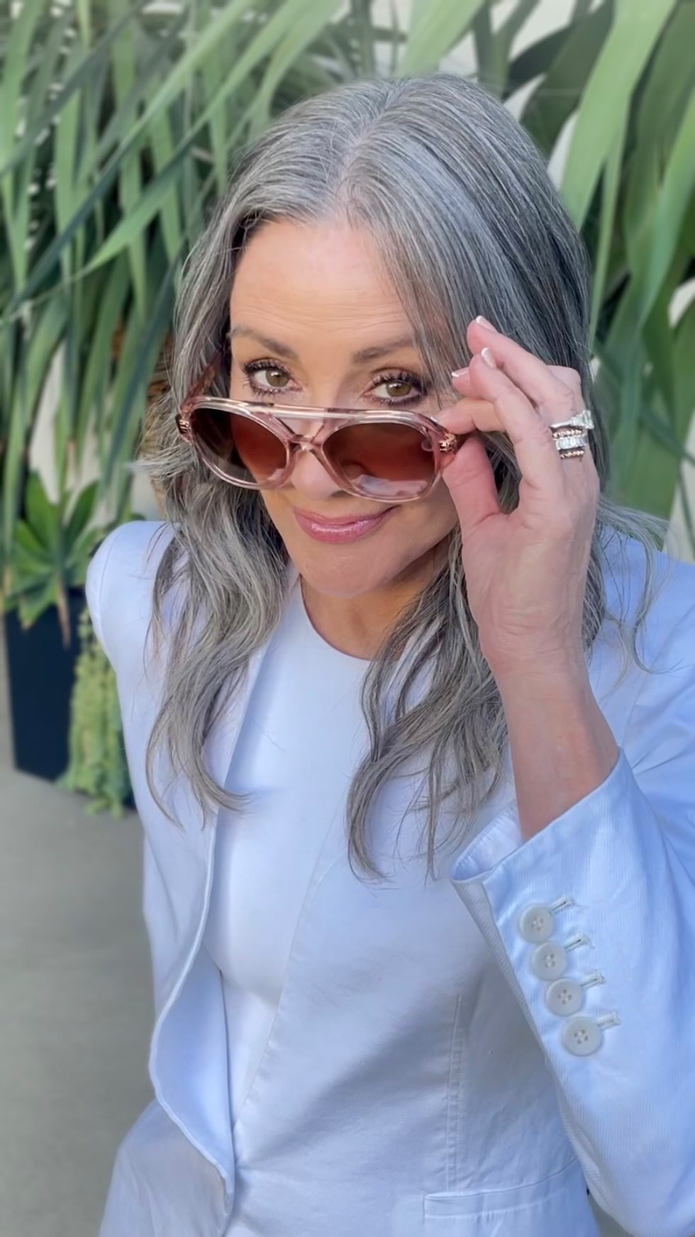 Instagram post by @patriciaheaton for whowhatwear. Caption reads: EVA + PATRICIA #NationalSunglassesDay 

Celebrate....