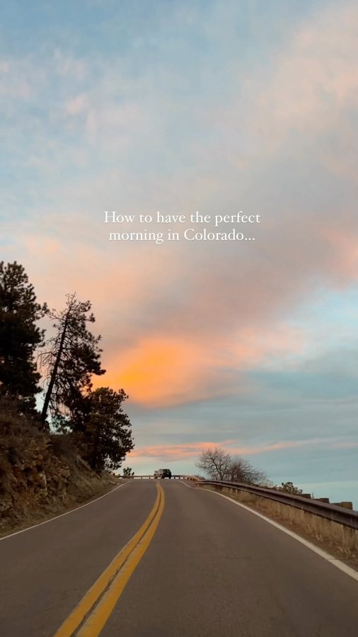 Instagram post by @venturingvestals for Humm Kombucha. Caption reads: This morning was perfect 🥹

The sun was peeking....