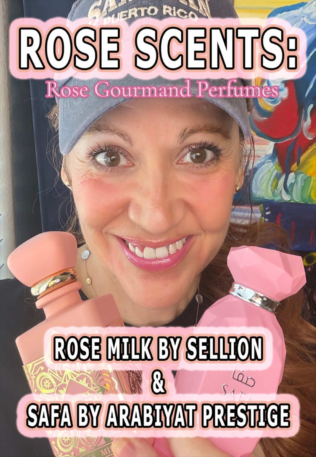 TikTok post by @nicolexo76 for Arabiyat Prestige. Caption reads: Rose Milk by Sellion and Safa by Arabiyat Prestige....