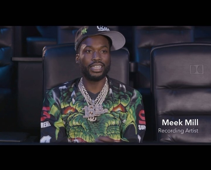 Instagram post by @meekmillnews for TIDAL. Caption reads: There’s music people listen to.. and then there’s....