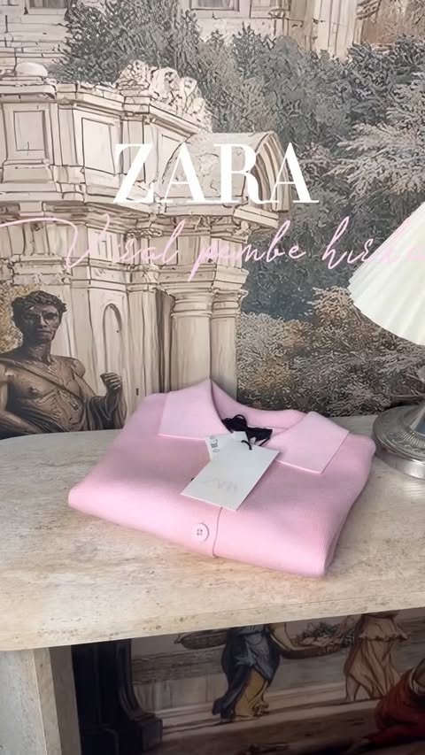 Instagram post by @dilossalblog for ZARA. Caption reads: #pinkiepie #reklam #zaraaddict #zaranewin #hirka.