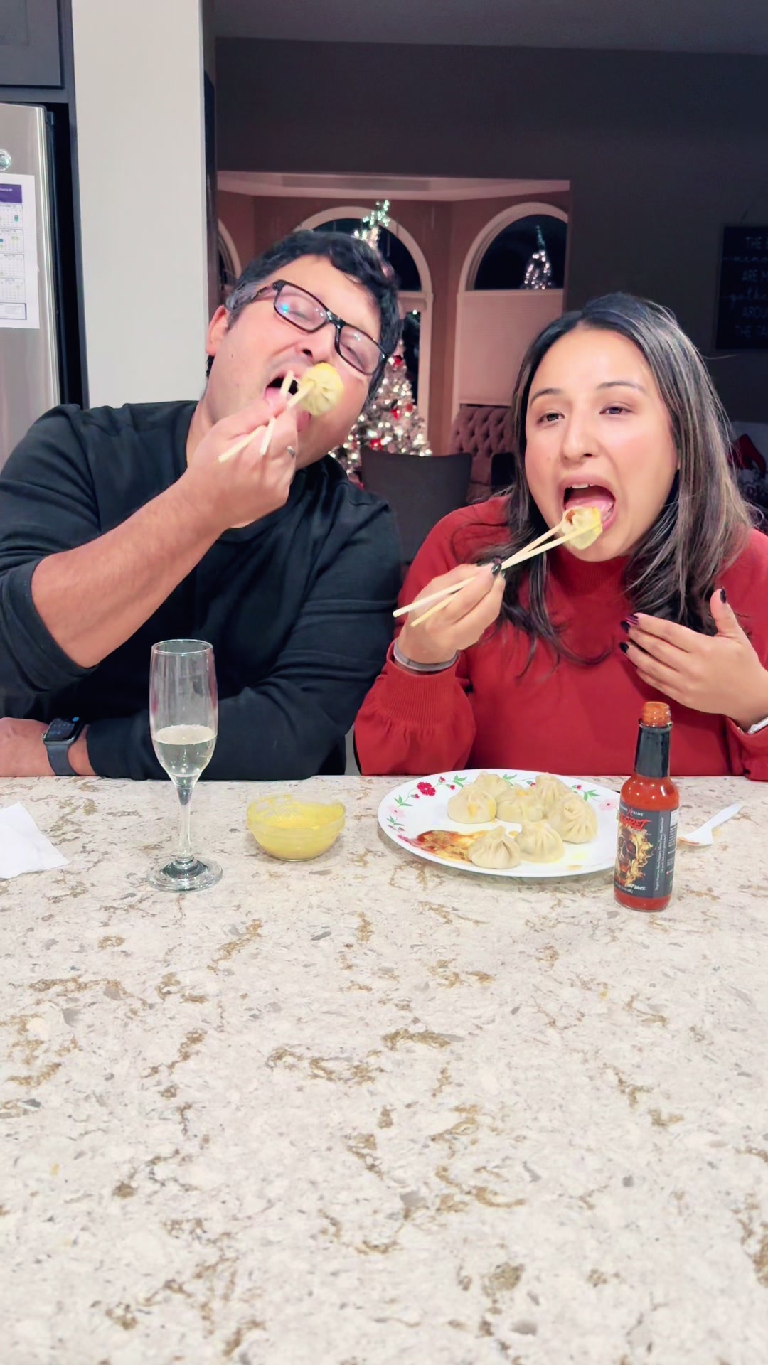 TikTok post by @manjitasingh2020 for Elijah's Xtreme. Caption reads: Piro ko baje @Elijah’s Xtreme Hot Sauce.