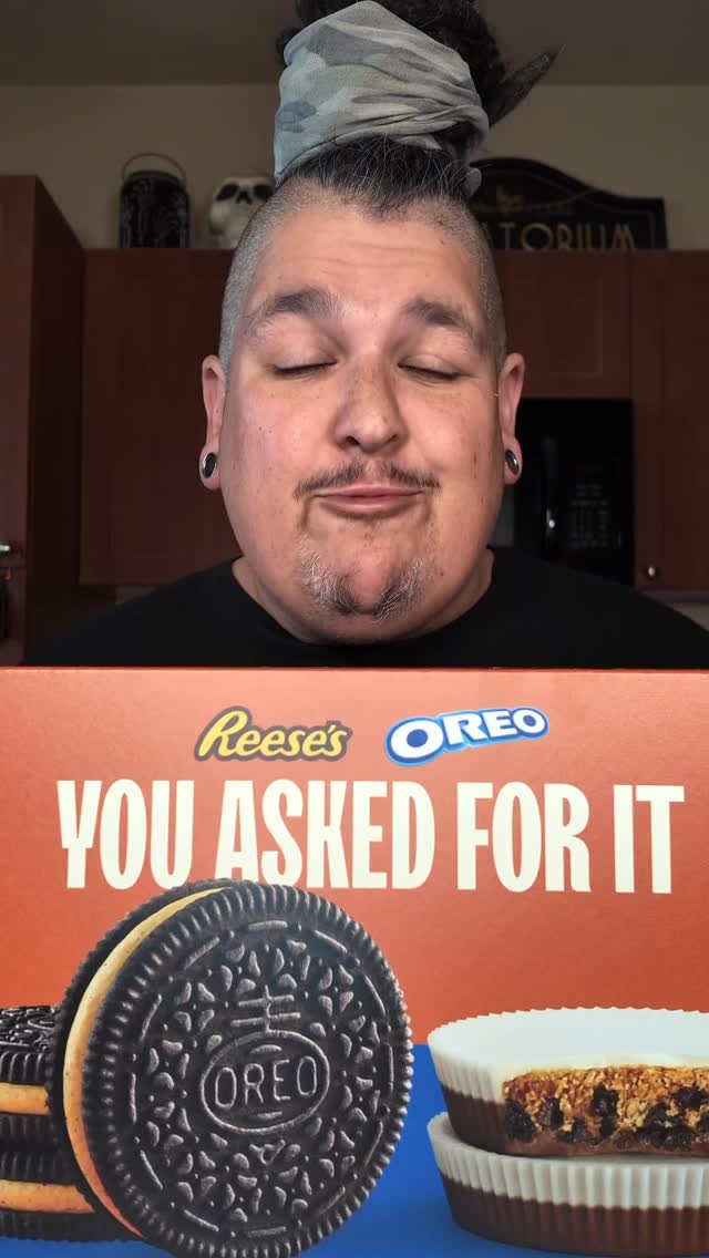Instagram post by @bootlegfoodreview for Oreo. Caption reads: Is this the most EPIC snack collab ever? You asked....