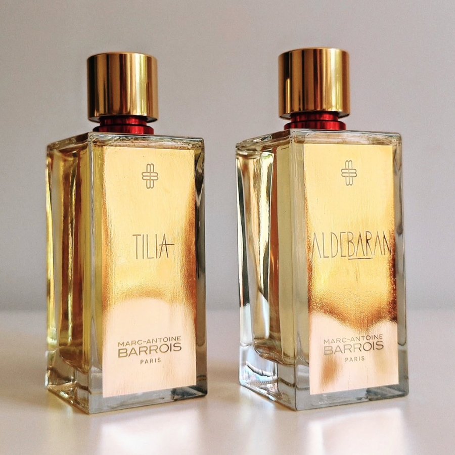 Instagram post by @mr.fragrance.paris for MARC-ANTOINE BARROIS. Caption reads: [...] smelled the new ALDEBARAN from....
