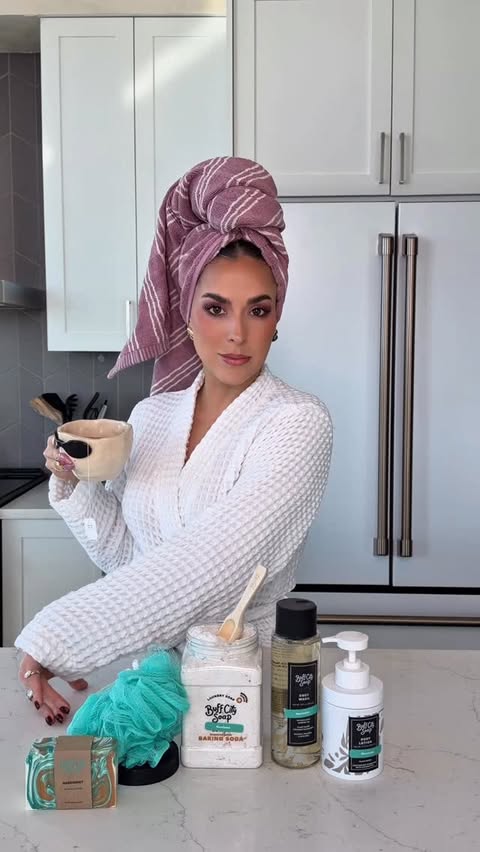 Instagram post by @alisharevel for Buff City Soap. Caption reads: [...] a gift to a fellow narcissist 🤍😜....