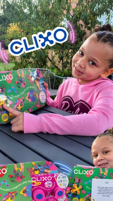 Instagram post by @omgxbesties for Clixo. Caption reads: Big THANK YOU to @my_clixo 💚 and....