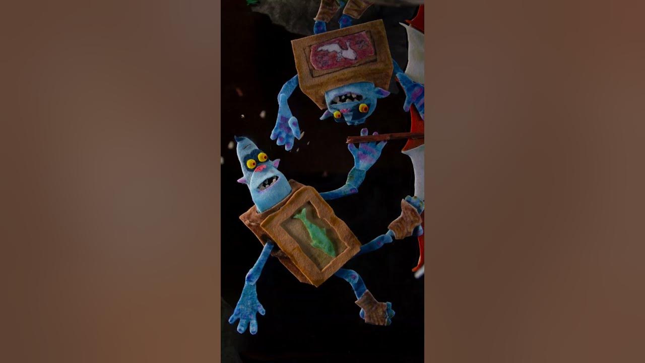 YouTube post by @LAIKAStudios for WILDFANG. Caption reads: Enter the imaginative underworld of #Boxtrolls.