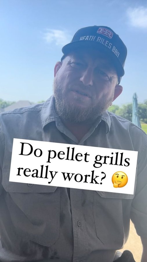 Instagram post by @weber_ninja for Heath Riles BBQ. Caption reads: [...] @webergrills #FriendsOfWeber @heathrilesbbq....