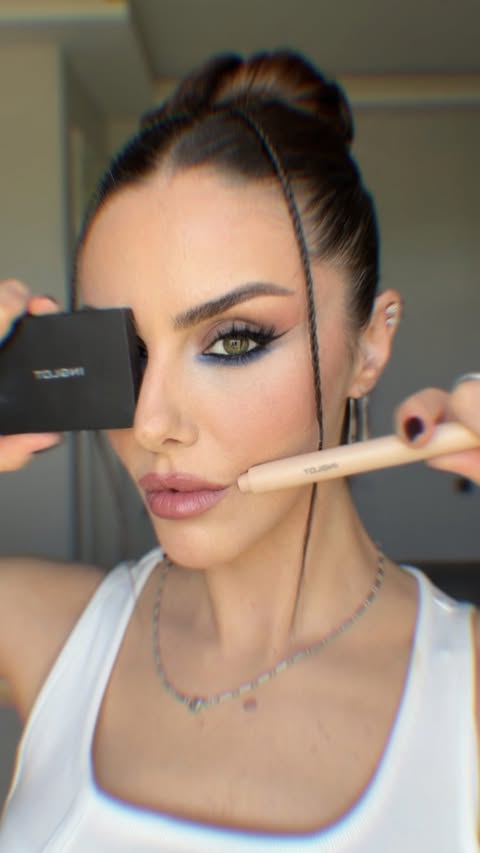 Instagram post by @hairmakeupelifozge for Inglot. Caption reads: Get ready to day with @inglotturkiye 💋 👇....