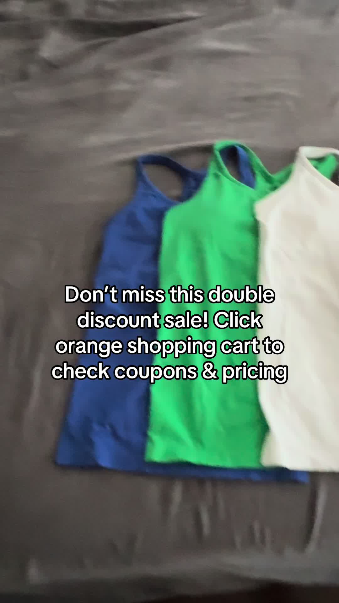 TikTok post by @stephanieshoppingspecial for ATTRACO. Caption reads: [...] #tiktokshopcreatorpicks #attracotanktop....