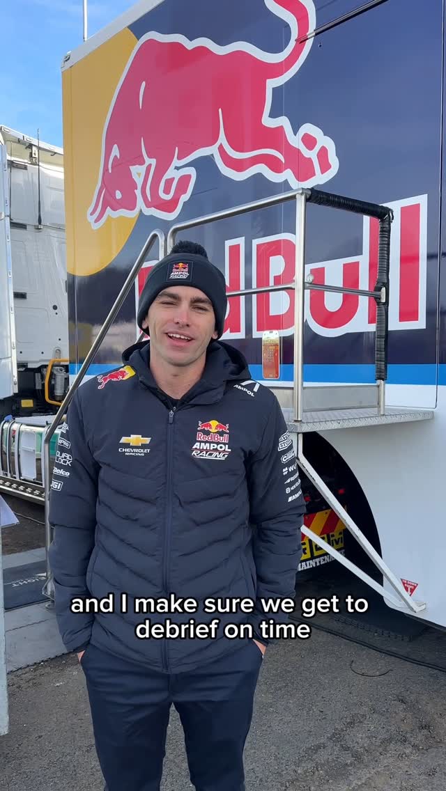 Instagram post by @redbullampolracing for Red Bull. Caption reads: [...] unorganised friend… right? 😂 #RedBullAmpol.