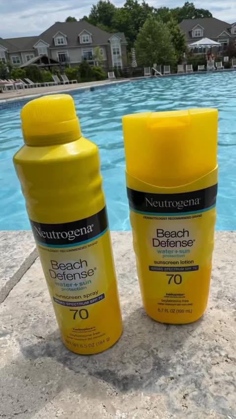 Instagram post by @foodiefun_adventures for Neutrogena. Caption reads: #ad @neutrogena has you covered this summer with....