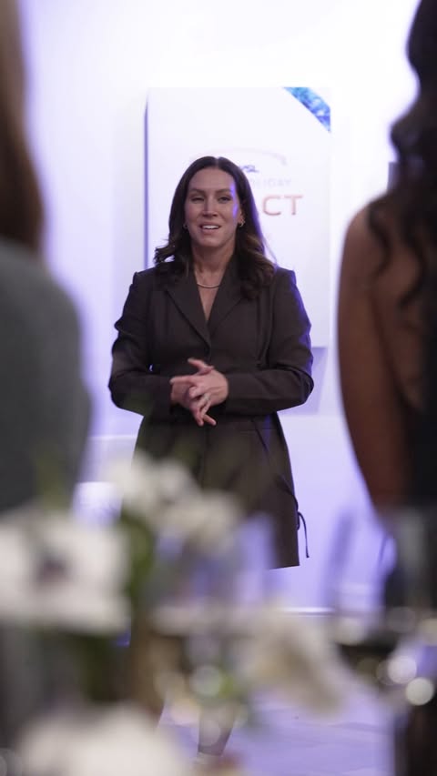 Instagram post by @laurenholiday12 for Nationwide. Caption reads: The greatest gift? Impact. 🎁💙 Celebrating the....