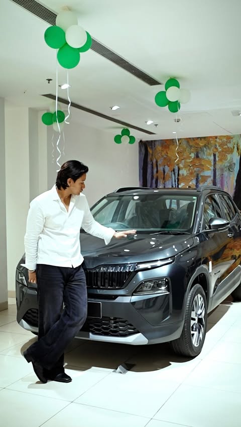 Instagram post by @nikhil_martoolia for Škoda Auto. Caption reads: The real test of a car isn’t what you hear about....
