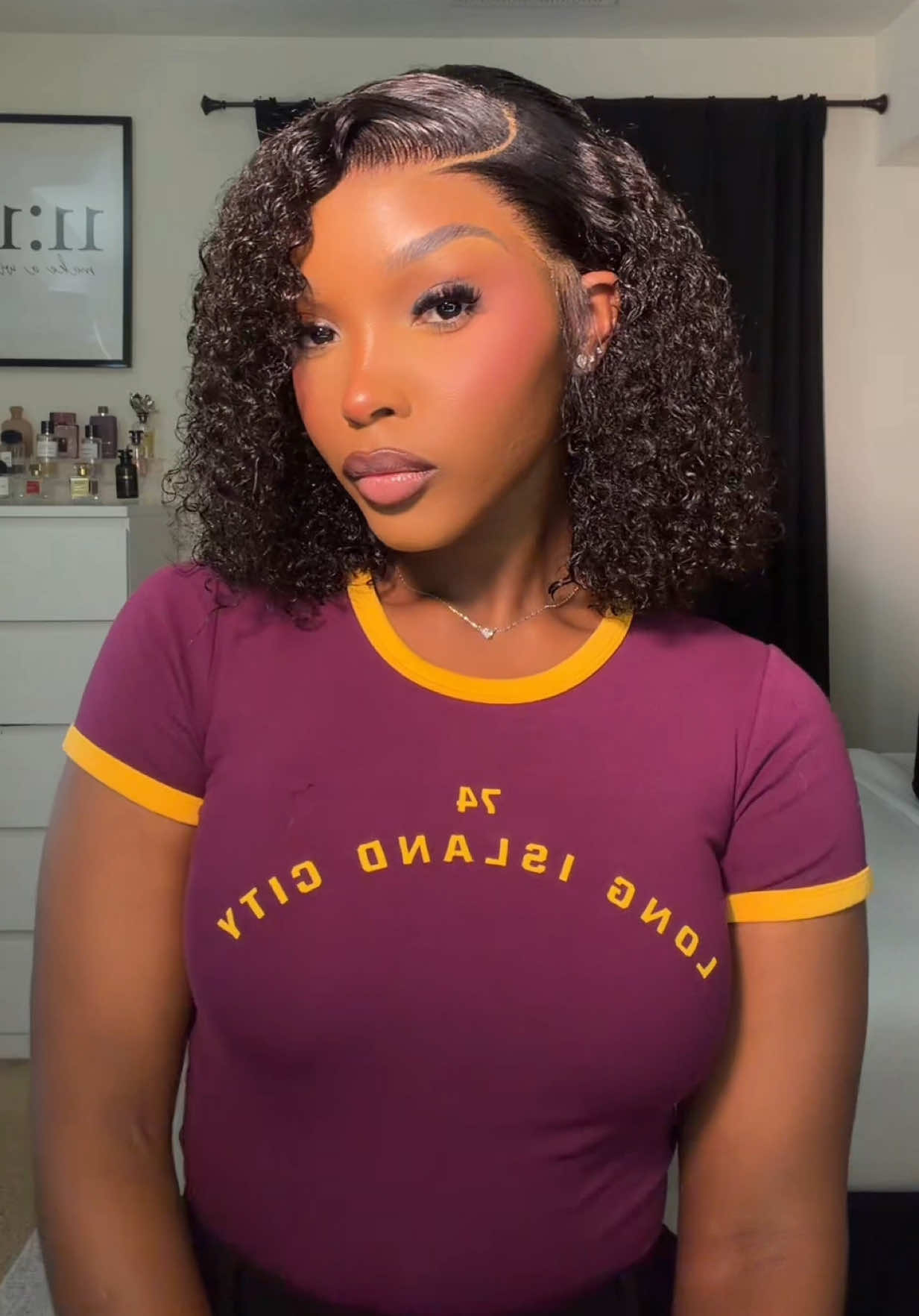 TikTok post by an influencer for Arabellahair. Caption reads: She’s cute and classy 🤩🔥 @Arabellahair @Arabella....