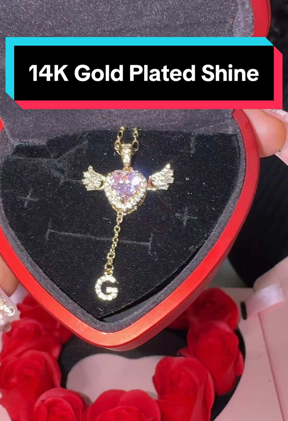 TikTok post by @cookingwithginayoung for TimelessDream. Caption reads: This necklace is more than jewelry — it’s....