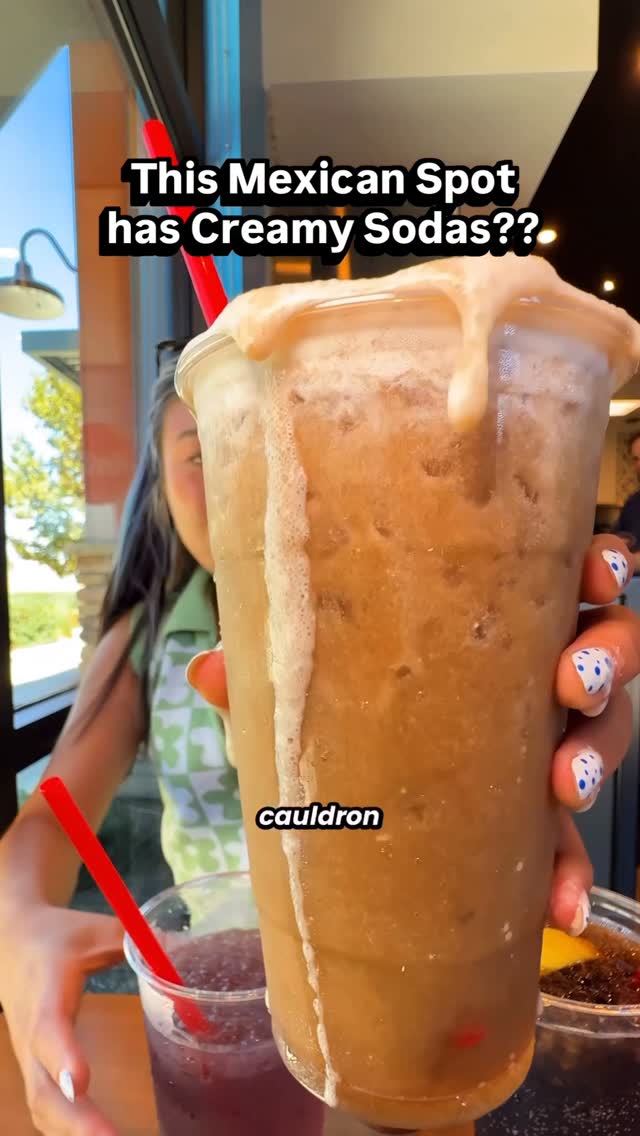 Instagram post by @foodbeast for Miguel's Jr. Caption reads: Heard @miguels_jr had a new menu of mixed sodas....