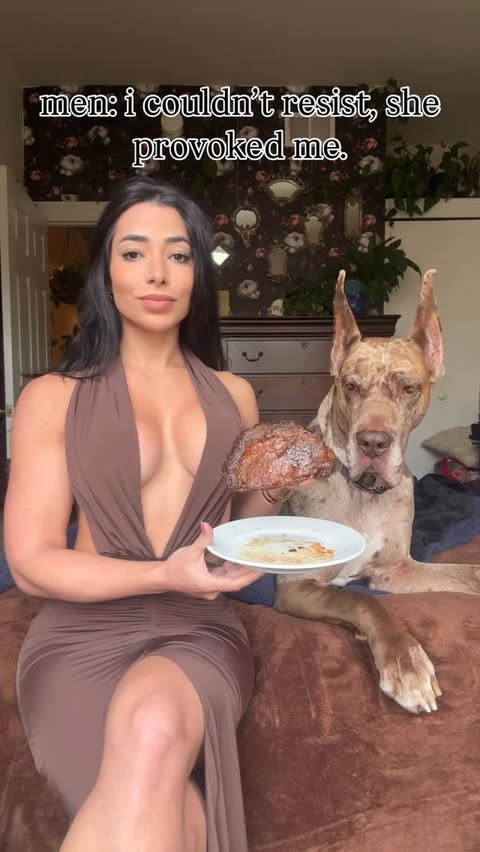 Instagram post by @greatcharliedane for ButcherBox. Caption reads: i taught my dog that ‘no’ is a boundary.
amazing....