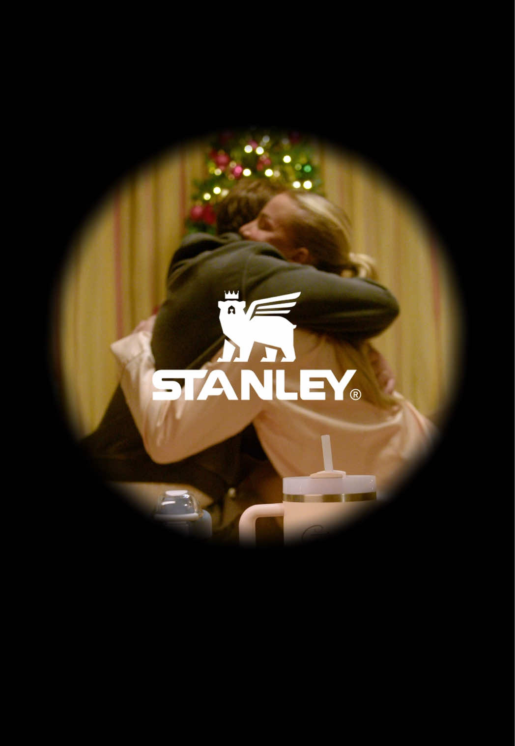 TikTok post by @lucabish for Stanley 1913. Caption reads: The perfect gift 🎁🎄@Stanley Europe ad.