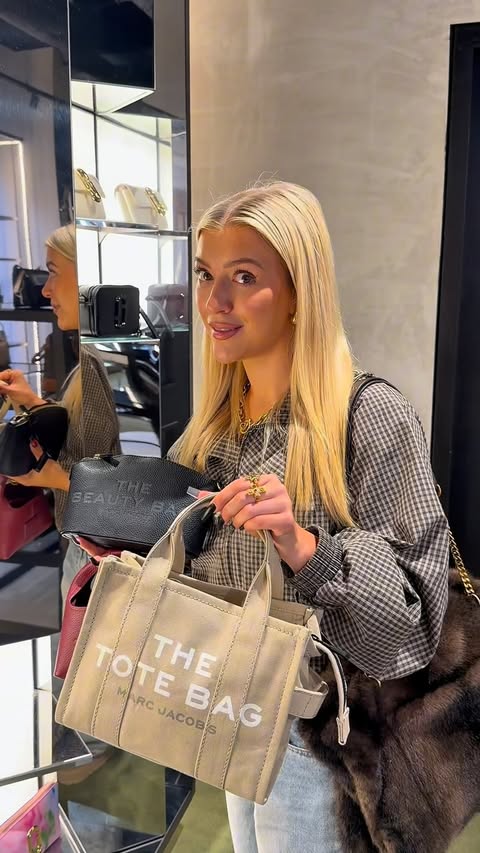 Instagram post by @mollygracemarsh for Whatnot. Caption reads: [...] of these handbags on Friday over on my....