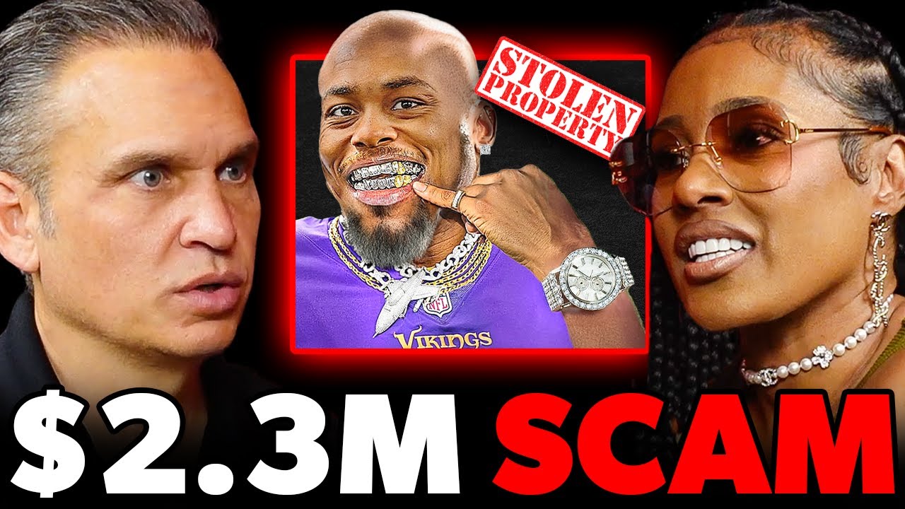 YouTube post by @InsideTrueCrime for GhostBed. Caption reads: Credit Card Scammer Steals Millions For NFL....