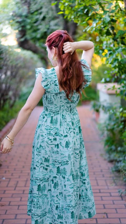 Instagram post by @etherealtype for J.Crew. Caption reads: Bringing out an old favourite Hill House dress....