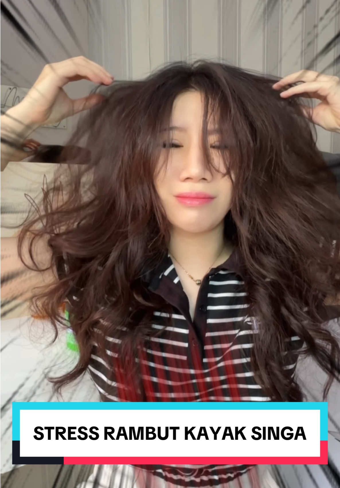 TikTok post by @selvidjong for Matrix. Caption reads: [...] suka tanyain neh aku pakai hair product apa....