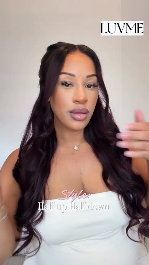 Instagram post by @shamillahbryan for Luvme Hair. Caption reads: Obsessed!! @luvmehair ✨Use MY exclusive code....