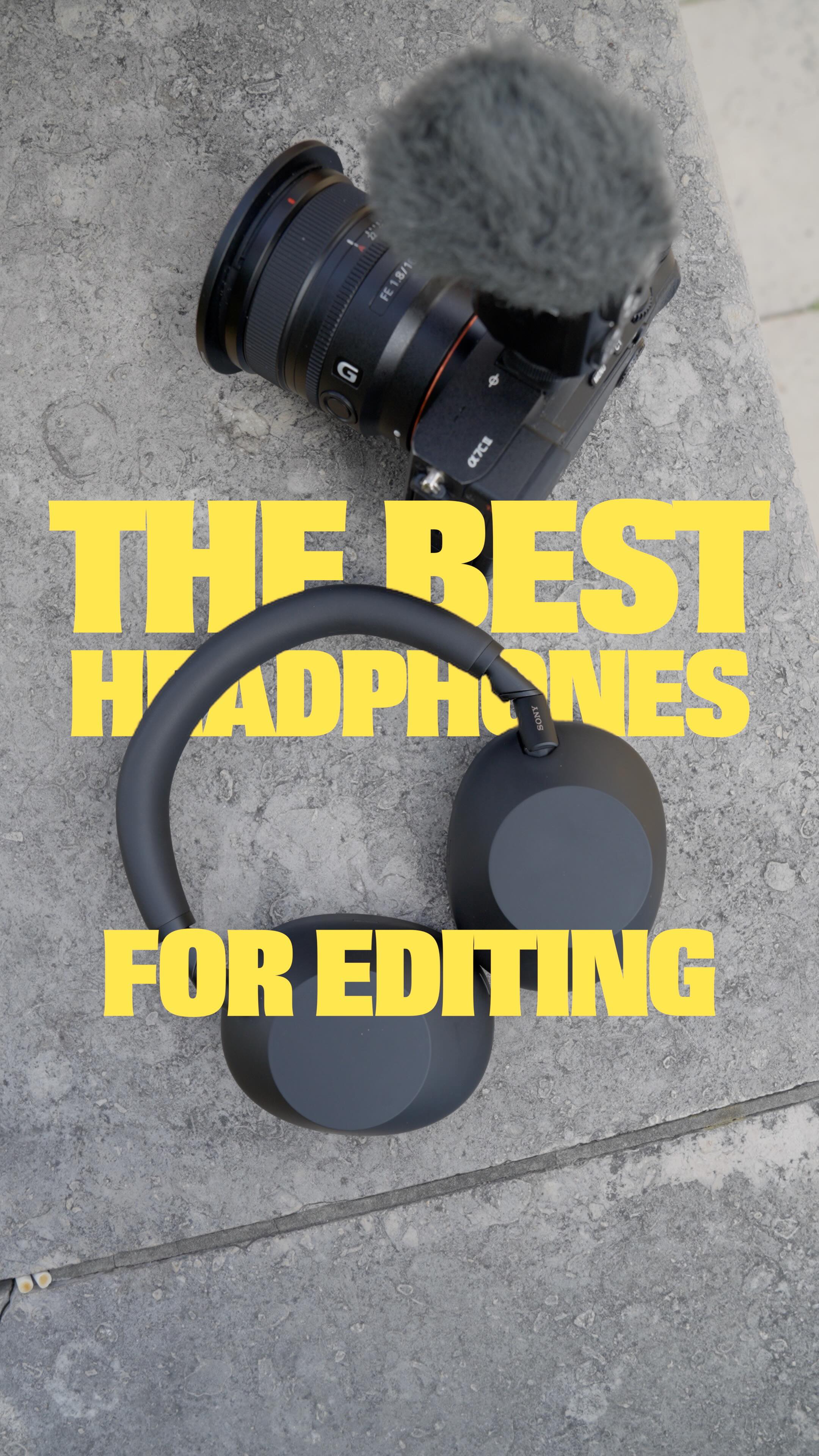 Instagram post by @layton_video for Sony Music. Caption reads: These are without doubt the best headphones for....