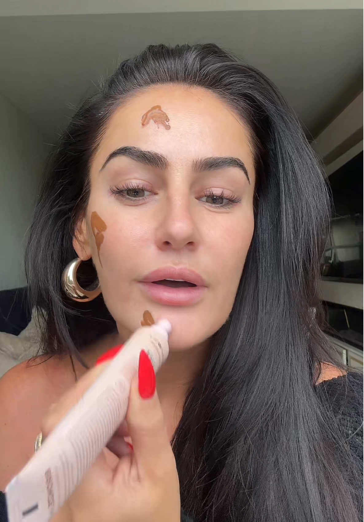 TikTok post by @blamurphy for BiaBelle Beauty. Caption reads: Quickest way to get a tanned face ❤️‍🔥 I use....