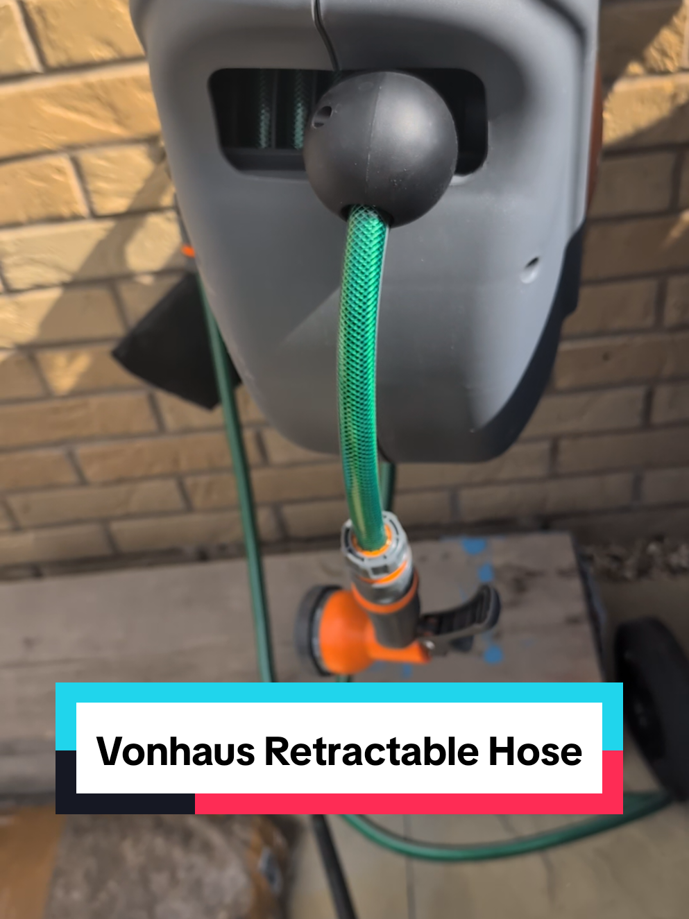 TikTok post by @whats_the_deal_tt for VonHaus. Caption reads: [...] #garden #outdoor #summer #water #plants....