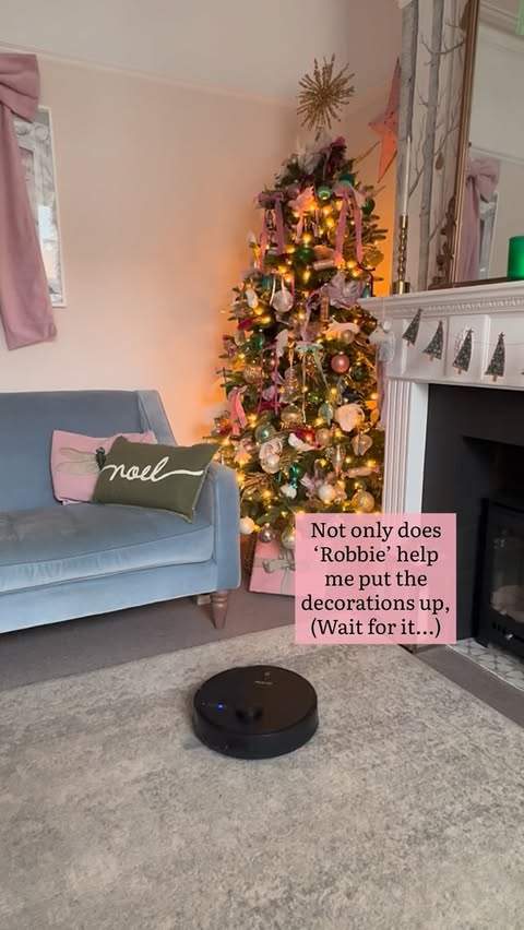 Instagram post by @littlehouseinlondon for Ultenic. Caption reads: [...] ‘Robbie’ truly is MAGIC!🙊😉🤖💕 My....