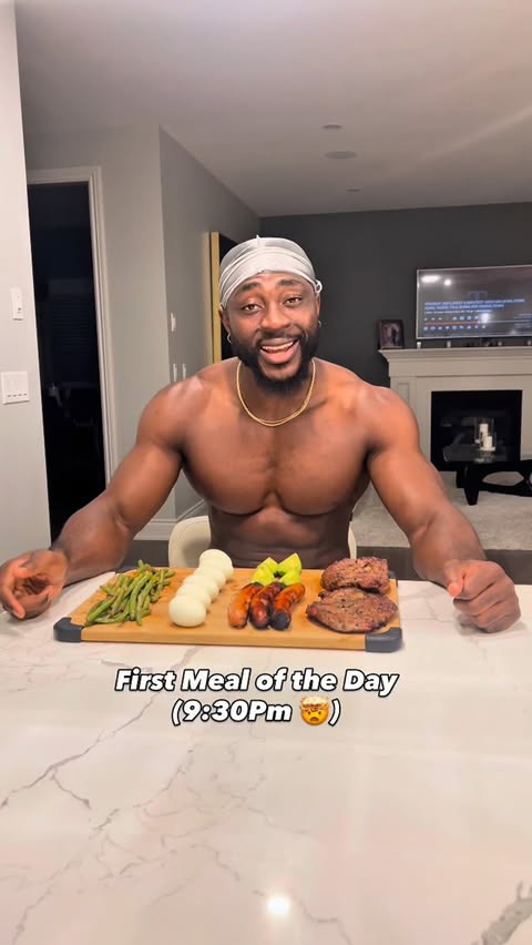 Instagram post by @starboy_camair for MyFitnessPal. Caption reads: @myfitnesspal helping me track my meals. If you....