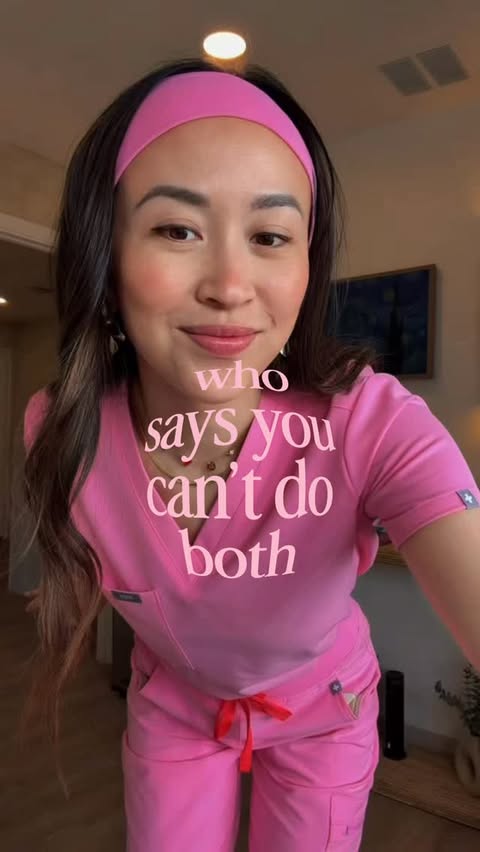 Instagram post by @the.nurse.sarah for FIGS. Caption reads: [...] night tonight??? 🍿🤭 thank you @wearfigs....