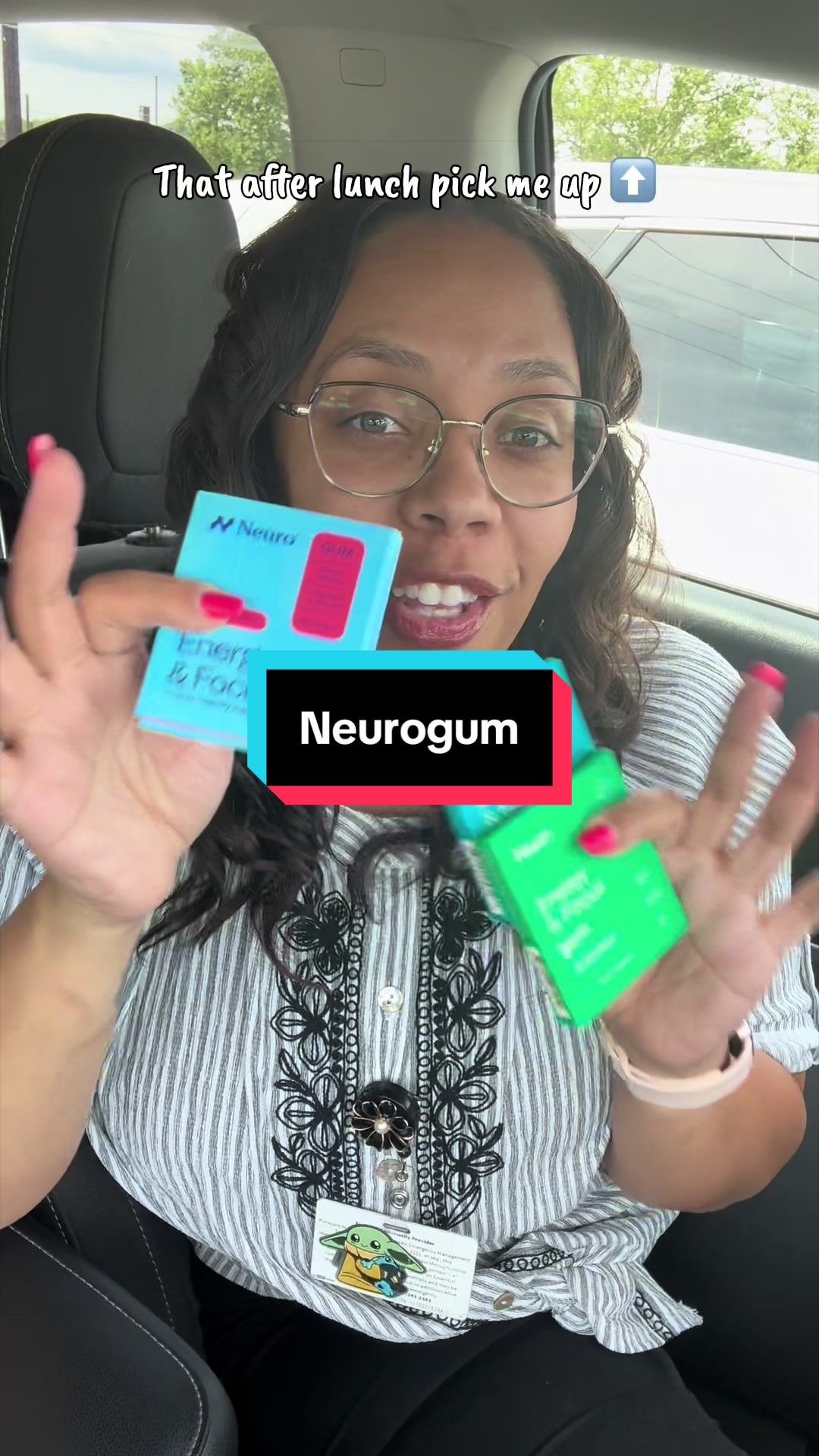 TikTok post by @porcheezy for Neuro. Caption reads: @Neuro Gum how about that new watermelon flavor....