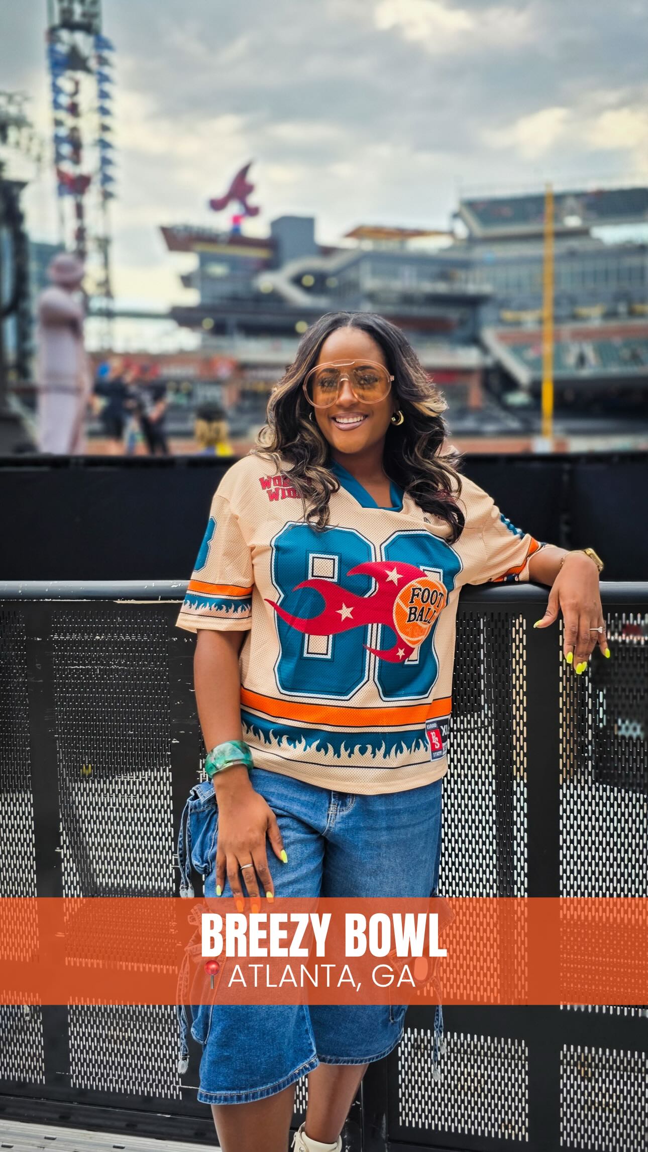 Instagram post by @hungryhomegirl for Truist. Caption reads: Me after swearing I’d never do floor seats again…....