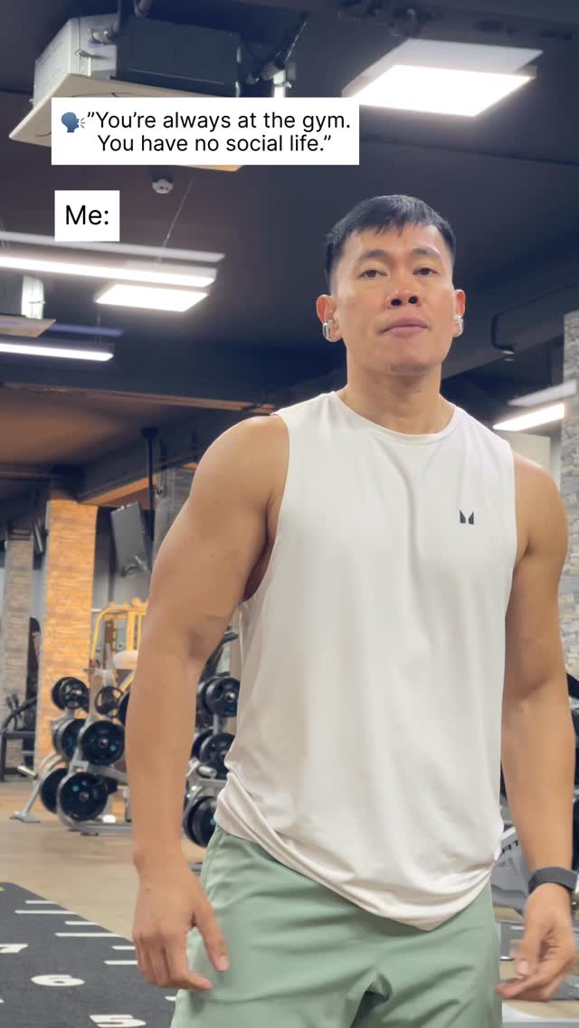 Instagram post by @coach_paulcabsud for Myprotein ME. Caption reads: 🏋🏻‍♂️GYM is my social LIFE! Send this to your....