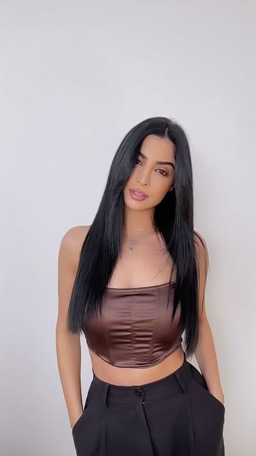 Instagram post by @elwasaleh for Rite Aid. Caption reads: hair shine ✨ 
———
This combo is everything! Used....