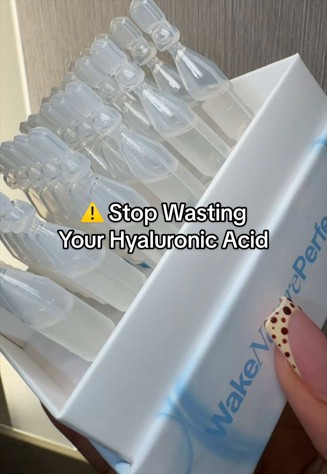 TikTok post by @whateverbeewants for WNP_global. Caption reads: [...] this your warning 💦‼️ @WNP SKINCARE....