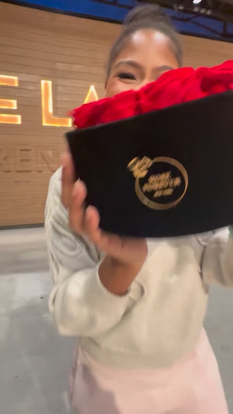 Instagram post by @ikellymorgan for Rose Forever. Caption reads: [...] a little fairytale sweetheart with my Rose....