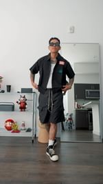 Instagram post by @mousetrvp for mnml. Caption reads: Sundays Best 💫
Full fit from @mnml.la....